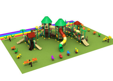 Elementary School Kids Park Playground Equipment , Large Outdoor Play Equipment