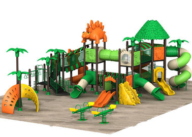 Jurassic Design Preschool Outdoor Play Structures / Kids Play Items 16x11x5.5m
